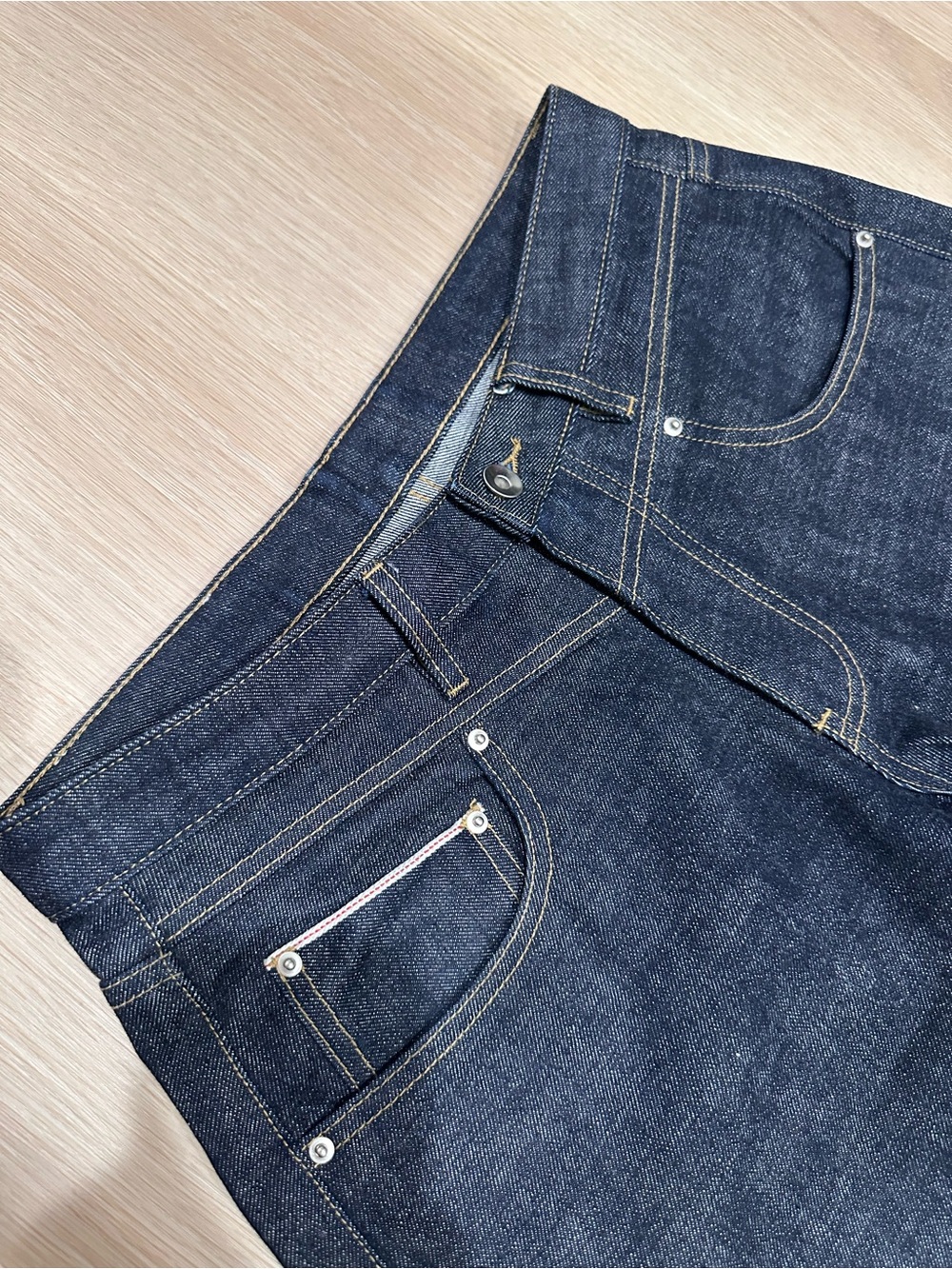 Eight Online 14oz Baggy Japanese Selvedge Denim - Picture 3 of 4